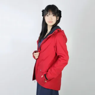 【GFoneone】秋冬女阻菌防水透濕外套-酒紅(高防水係數/透氣/輕量/保暖/多功能)