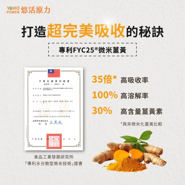 【悠活原力】悠活薑黃朝鮮薊植物膠囊X4(30粒/盒 共120粒 薑黃素 吳淡如真情推薦)