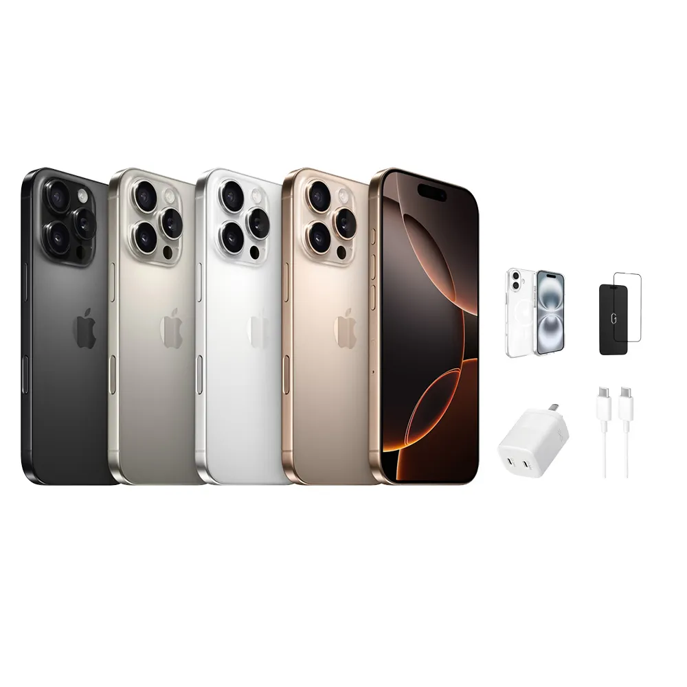 Apple】A+級福利品iPhone 16 Pro Max 512G 6.9吋(電池健康度100%) 豪華