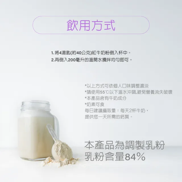 【RED COW 紅牛】官方直營 康健乳清免疫球蛋白高鈣奶粉1.4kg