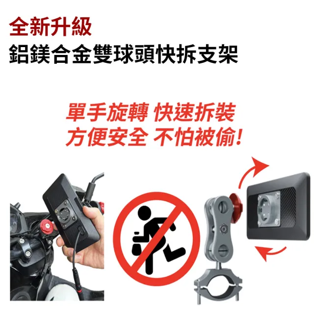 【Spedal 勢必得】CL872二代CarPlay/AndroidAuto雙系統 機車防水無線Carplay(胎壓偵測/快拆支架/簡易DIY)