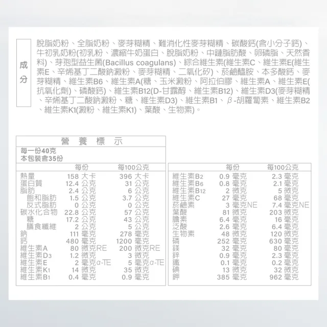 【RED COW 紅牛】官方直營 小康健高鈣奶粉-益生菌初乳配方1.4kg(富免疫球蛋白/膳食纖維/紐西蘭乳源)