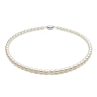 【大東山珠寶】天然淡水珍珠項鍊 撫媚柔情(時尚珍珠)