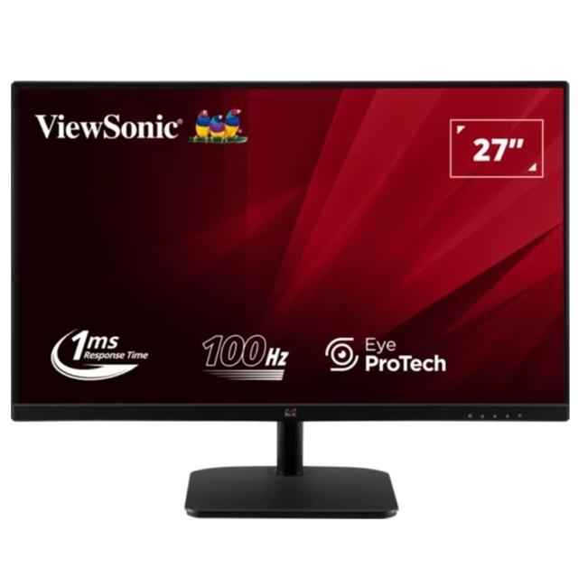 ViewSonic 優派 VA2732-MH 27 吋 IPS 平面顯示器,具備 1920x1080 FHD 解析度與 100Hz 更新率,支援 HDMI、VGA 等介面,16:9 比例設計,無觸控功能,提供清晰影像與流暢體驗,適合辦公、娛樂與日常使用,享 3 年完整保固。 ViewSonic優派 VA2732-MH