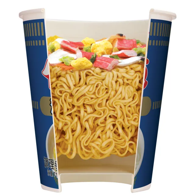 【NISSIN 日清】合味道 海鮮味杯麵 18入組(海鮮/XO醬/香辣/咖哩/酸辣蝦)中元