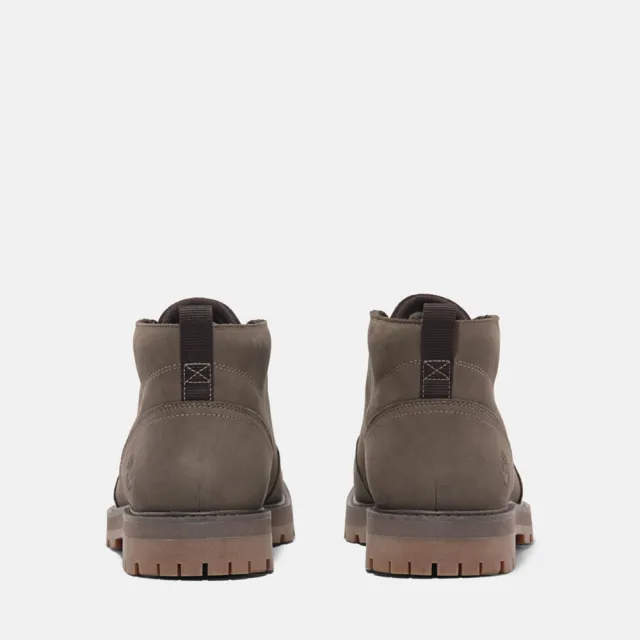 【Timberland】男款棕色休閒防水中筒靴(A69TWEM5)