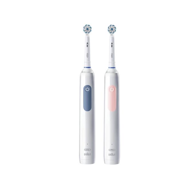 【德國百靈Oral-B-】PRO3 3D電動牙刷 雙入組★二色可選