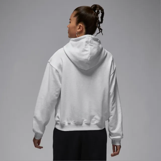 【NIKE 耐吉】連帽上衣 女 AS W J SPT DF CSVR FLC HOODIE 喬丹 運動 休閒 灰色(IB2499051)