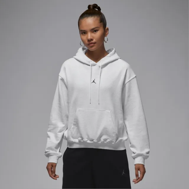 【NIKE 耐吉】連帽上衣 女 AS W J SPT DF CSVR FLC HOODIE 喬丹 運動 休閒 灰色(IB2499051)