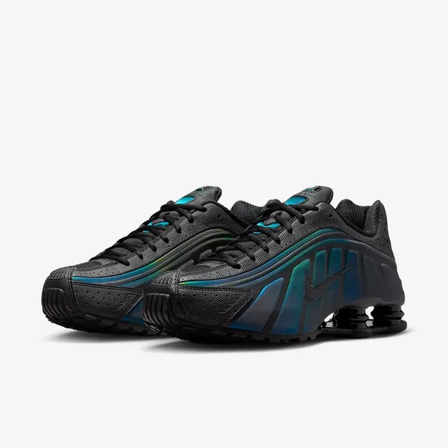 【NIKE 耐吉】運動鞋 休閒鞋 男鞋 NIKE SHOX R4 SE 彈簧鞋 黑魂 夜光 黑色(IM6596001)