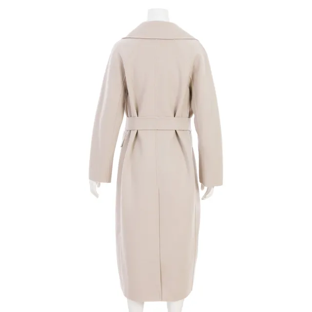 【S Max Mara】Zenith 大衣 長大衣(米白)