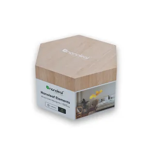 【Nanoleaf】Elements 智能六角燈7片-木紋(RGB LED 觸控 音樂 氣氛燈 LED燈 像素燈 壁燈)