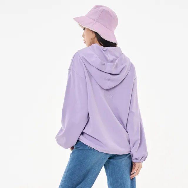 【5th STREET】雙11 女裝 長袖 帽t 連帽上衣 紫色(560955)