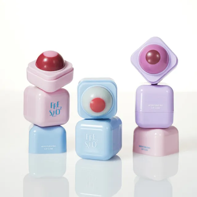 【FreshO2】升級版 超補水護唇小方糖(Molly莫莉代言推薦 pH值感應變色 保濕滋潤 護唇膏潤唇口紅 唇膏)
