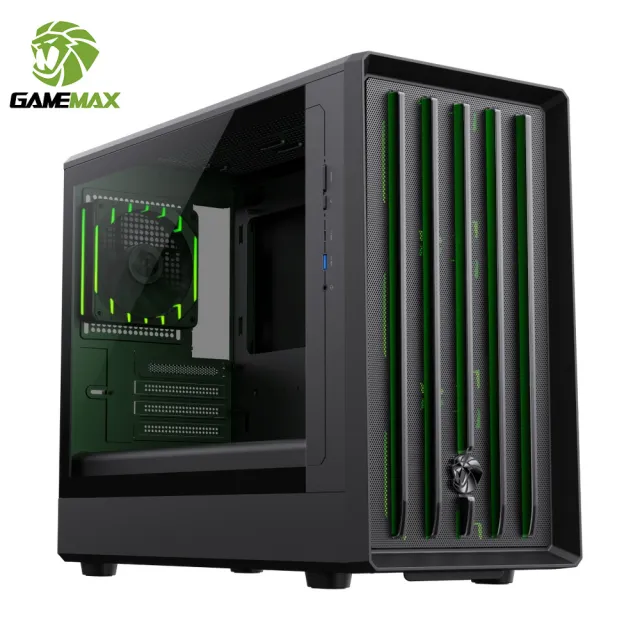 【GAMEMAX】遊戲帝國 CLAW 360 ARGB 機殼 黑色(CLAW 360)