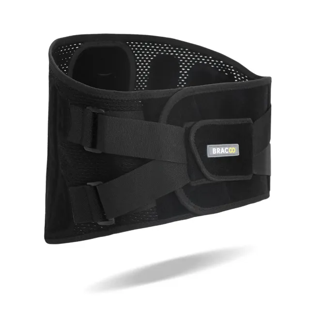 【Bracoo 奔酷】腰部中等仿生骨曲線護具 BP61；3入(護具 護腰 腰部護具)