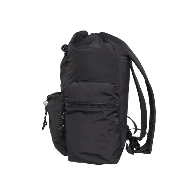 【OUTDOOR】雙11 慢活宣言三口袋束口後背包-黑色 OD253104BK