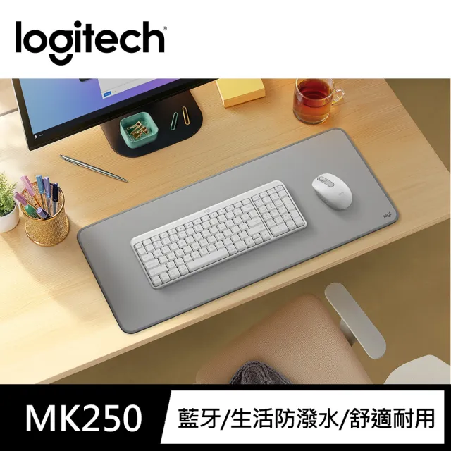 【Logitech 羅技】MK250 無線藍牙鍵鼠組(不附接收器)