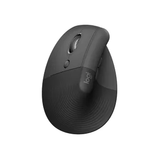 【Logitech 羅技】Lift 人體工學垂直無線藍牙滑鼠 - 石墨灰(左手版)