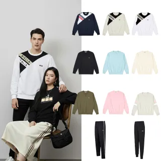 【FILA官方直營】長袖T恤 運動T恤 運動套裝 男女 -任選