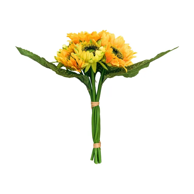 【dayneeds 日需百備】仿真花藝-向日葵 一把7支入/隨機出貨(塑膠花/假花/仿真花/擺飾)