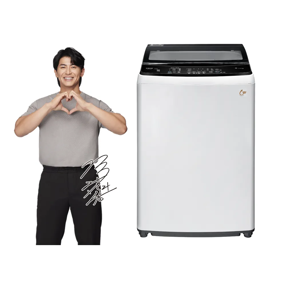 【陳傑憲代言 TECO 東元】58H快配★15kg 變頻直立式洗衣機(W1511XW)