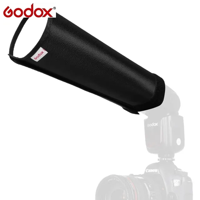 【Godox神牛】機頂閃光燈反光罩/束光罩切換款SN3030大(約31x26cm 通用型魔鬼粘束口適多款品牌外閃燈)