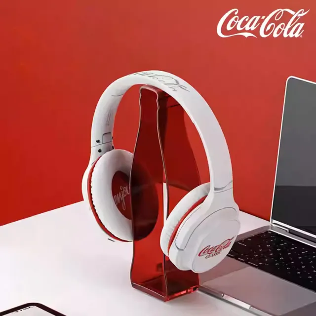 【Coca Cola】可口可樂 頭戴可折疊式降噪藍芽耳機 T18(Coca Cola官方直營 舒適 輕量化 可折疊)