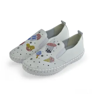 【金安德森】17.5-22cm 水鑽 休閒鞋 小白鞋(KA童鞋 CK0517)