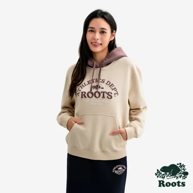 【Roots】Roots女裝- NOUVEAU CLASSIC 連帽上衣(米黃色)