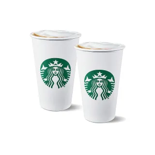 【星巴克】大杯那堤雙杯組(兌換冰熱任選)