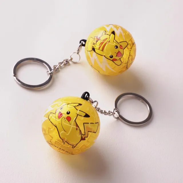 【Pintoo】24片立體鑰匙圈拼圖 - POKEMON 精靈寶可夢 - 皮卡丘(交換禮物/聖誕禮物/新年禮物)