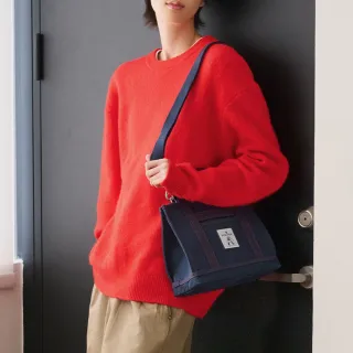 【PORTER INTERNATIONAL】簡約方正VAN手提包-M(深藍)