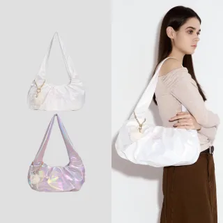 【ROBINMAY】彎月雲朵肩背包 牡蠣寶寶系列(拉鍊封口/多色任選)