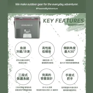 【mycoolman】休閒系列行動冰箱 CCP20(行動冰箱 冰箱 露營 逐露天下)