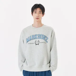 【Mark Gonzales官方旗艦】男女同款  MG CAMPUS 大學T-燕麥色