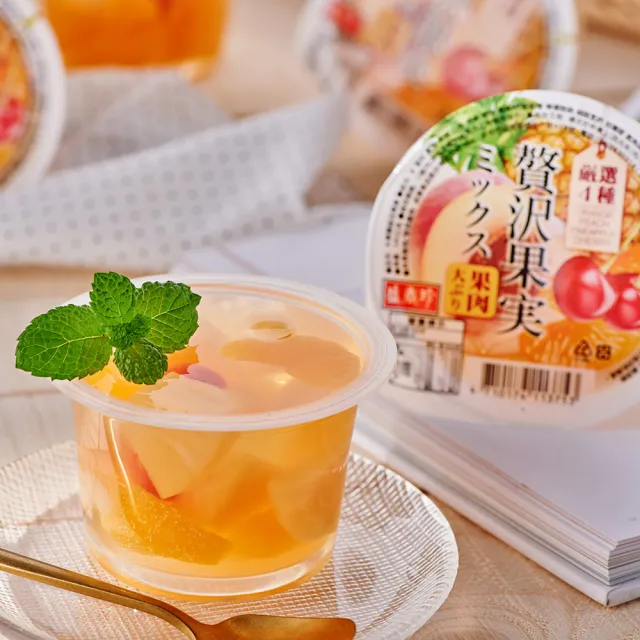 【盛香珍】大果實雙味水果凍量販盒1920g/盒(綜合+蜜柑)送禮推薦 伴手禮 果凍禮盒 中元普渡/拜拜/澎派
