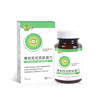 【金大心】專利苦瓜胜肽牛樟芝菌絲體複方膠囊(30粒)