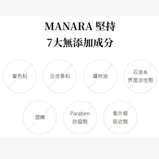 【MANARA 曼娜麗】NEW★保濕潔顏露清爽型120ml+日本製有機化妝棉60入(98%以上美容精華)