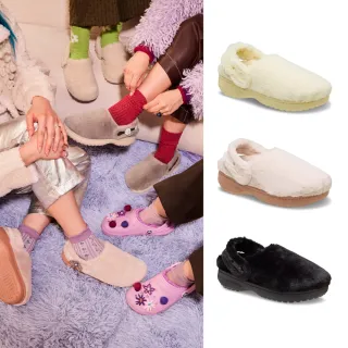 【Crocs官方直營】中性鞋 經典雪絨洞洞鞋(211116)