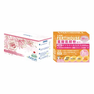 【Artron 雅創】3.5mm排卵試紙25入+生育家葉酸肌醇粉包(30包/1月份)