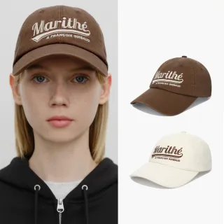 【MARITHE FRANCOIS GIRBAUD】官方旗艦 復古LOGO刺繡棒球帽(多款任選)