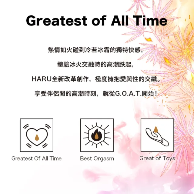 【HARU 含春】大麻雙重熱感高潮組(潤滑液+高潮液)