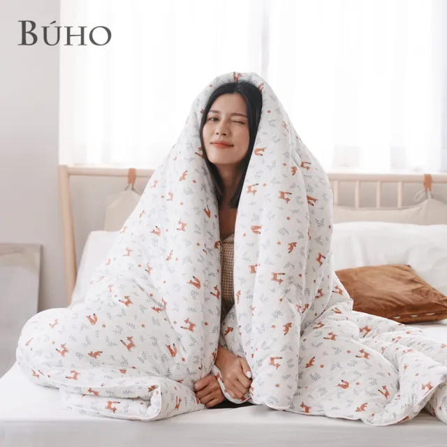【BUHO 布歐】韓系絲滑綿綿奶泡被2.1kg-單人5x7尺/棉被/四季被(多款任選)
