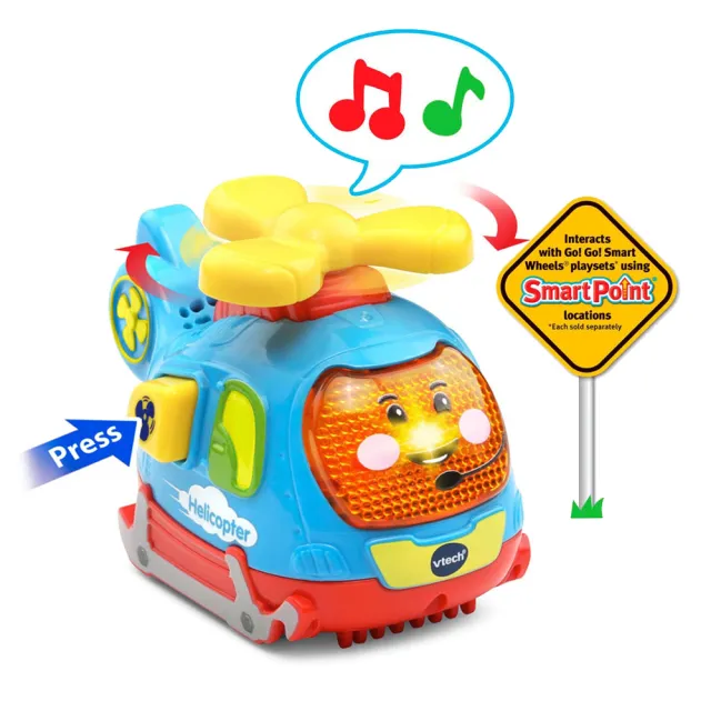 【Vtech】嘟嘟聲光互動車/聲光城市嘟嘟車(任選3入組)