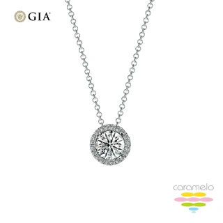 【彩糖鑽工坊】GIA 鑽石 50分 14K 鑽石項鍊(天然鑽石)
