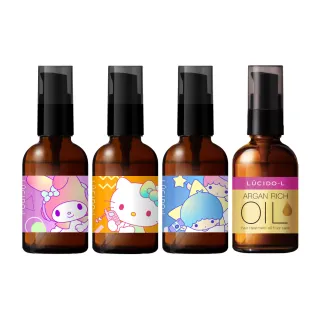 【LUCIDO-L 樂絲朵-L】摩洛哥護髮油60ml(三麗鷗限定4款任選 護髮油 護髮乳 護髮膜)
