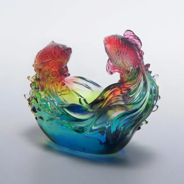 【tittot 琉園】如意高飛_擺飾(適合各式送禮、藝品欣賞、琉璃作品、水晶玻璃品)