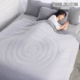 【YVONNE 以旺傢飾】100%美國棉基礎型絮片四季被-款式任選(雙人 純棉 棉被 水洗 獨家)