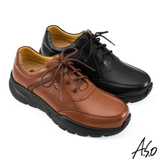 【A.S.O 阿瘦集團】A.S.O 活氧氣墊系列-綁帶健康氣墊鞋-直播限定(男鞋_2色任選)